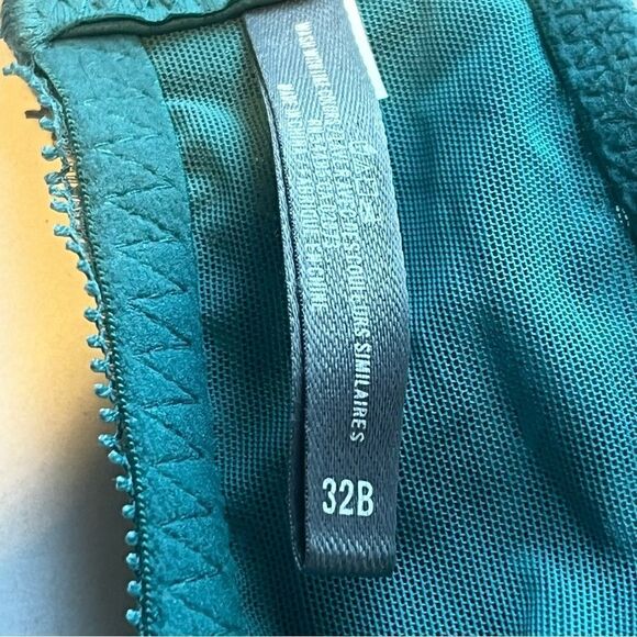 Aerie Bra Push Up Demi Lace Blue/Green Size 32B - Picture 3 of 7